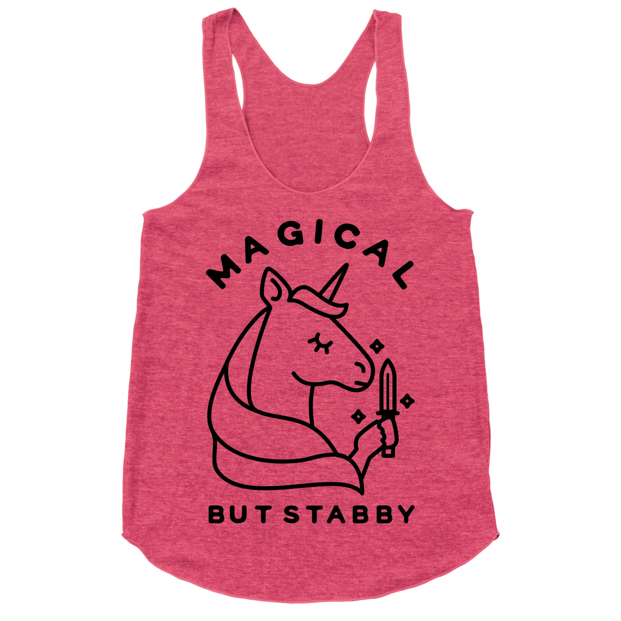 Magical But Stabby Racerback Tank